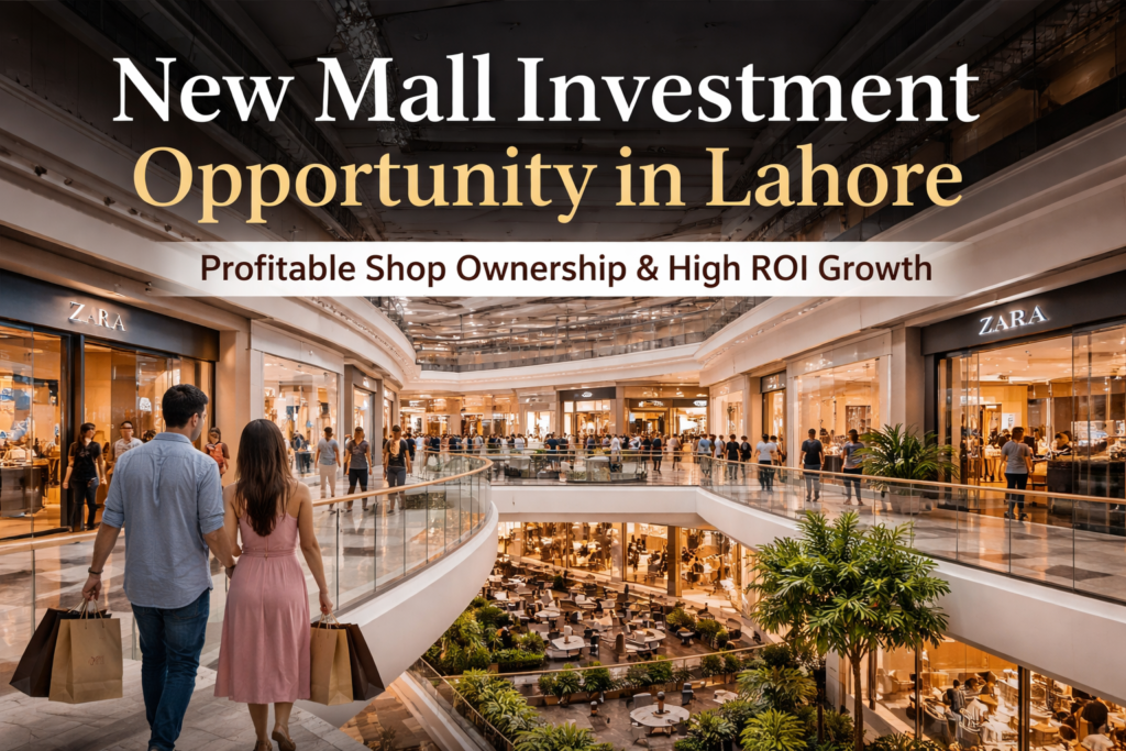 New Mall Investment Opportunity in Lahore for Profitable Shop Ownership & High ROI Growth